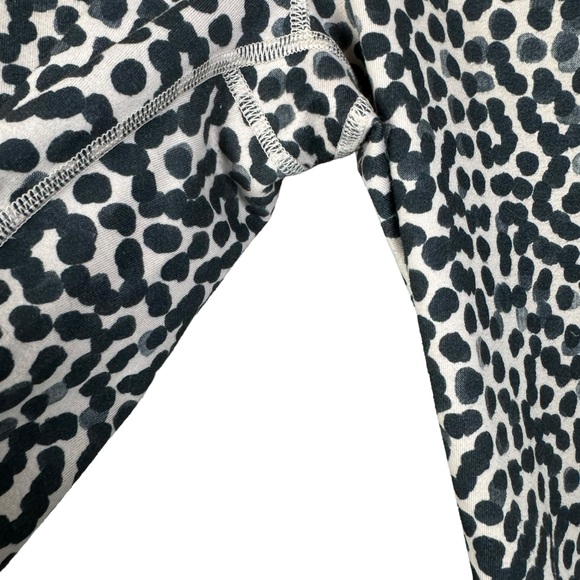 Lululemon Leggings Wonder Under Crop Full On Ace Spot Grain Black Dottie Dash. - Picture 6 of 8